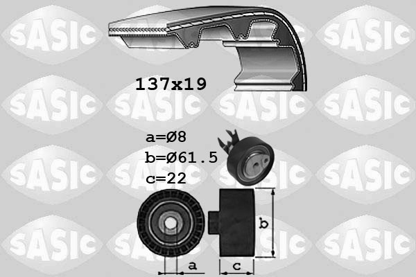 Distributieriem kit Sasic 1756045