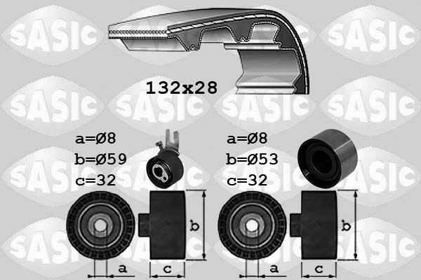 Distributieriem kit Sasic 1756078