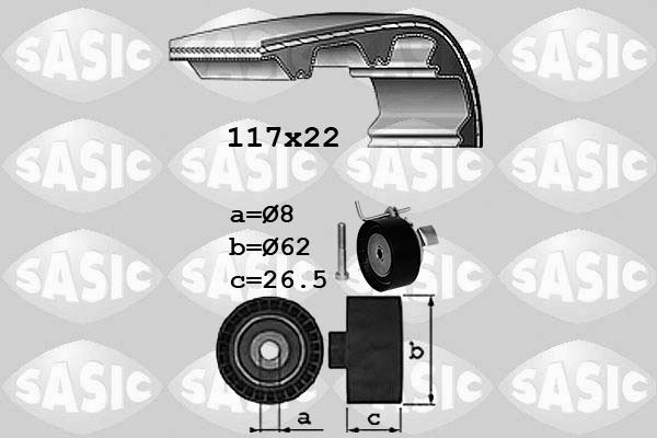 Distributieriem kit Sasic 1756080