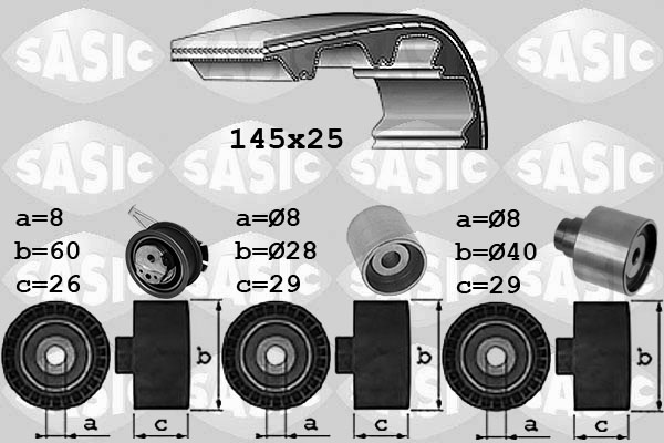 Distributieriem kit Sasic 1756087