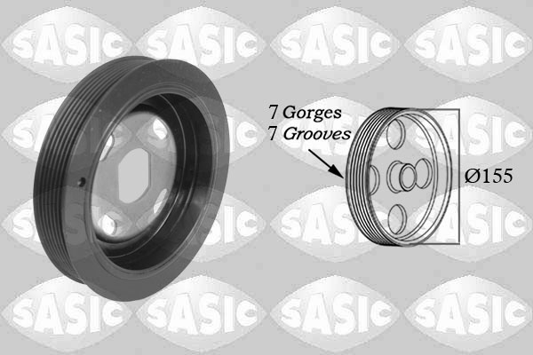 Riemschijf, krukas Sasic 2150078
