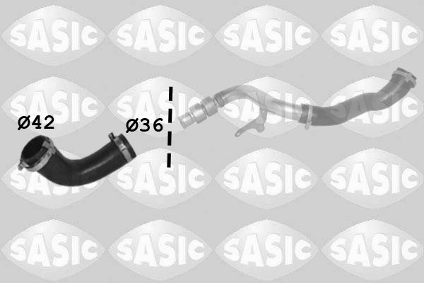 Laadlucht-/turboslang Sasic 3336318