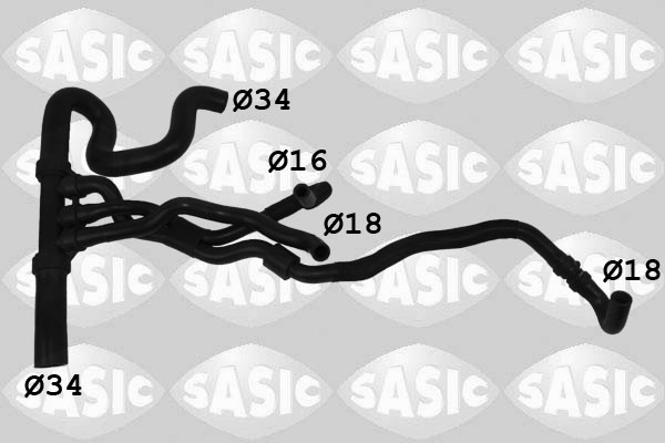 Radiateurslang Sasic 3404202