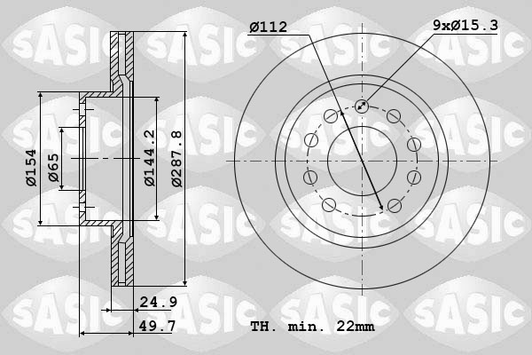 Remschijven Sasic 6106024