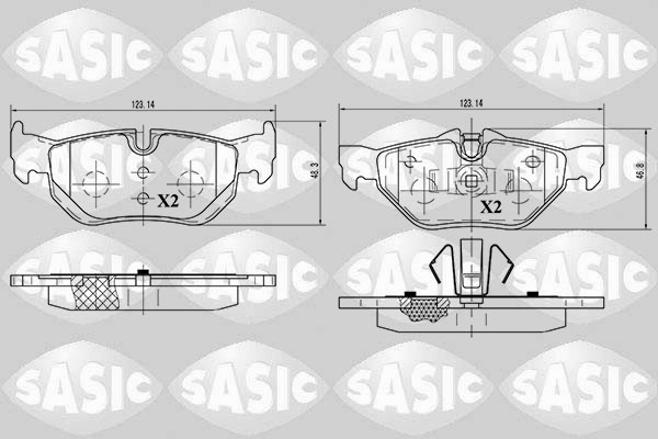 Sasic Remblokset 6216012