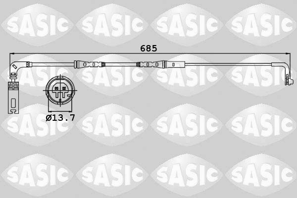 Slijtage indicator Sasic 6236009