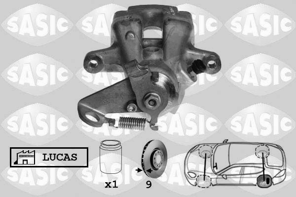 Remzadel/remklauw Sasic 6500034