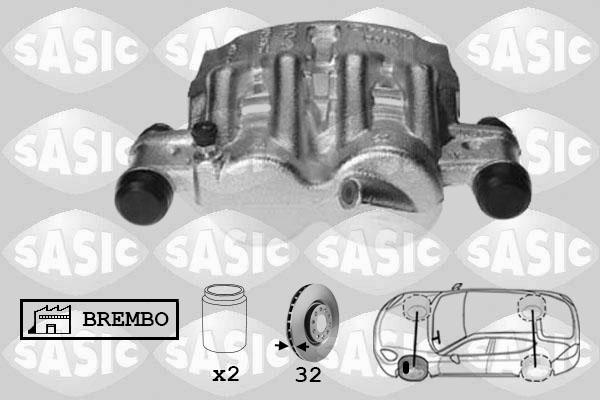 Remzadel/remklauw Sasic 6500074