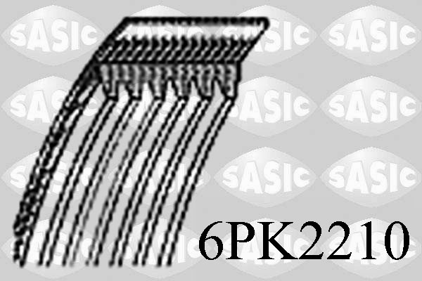 Poly V-riem Sasic 6PK2210