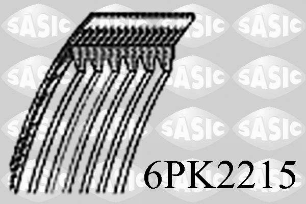 Poly V-riem Sasic 6PK2215
