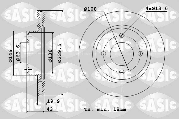Remschijven Sasic 9004401J