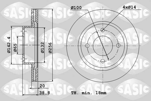 Remschijven Sasic 9004432J