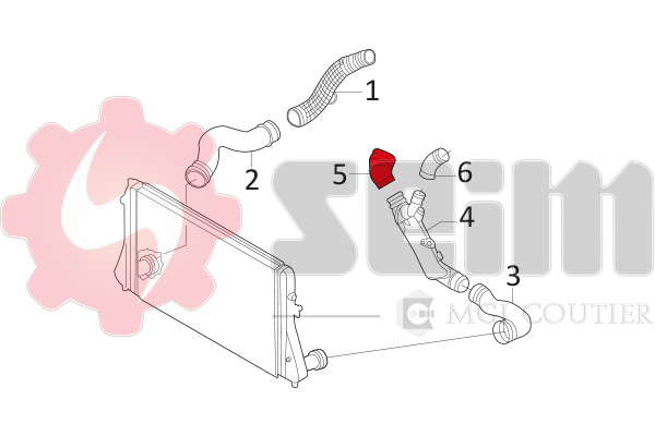Seim Laadlucht-/turboslang 981014