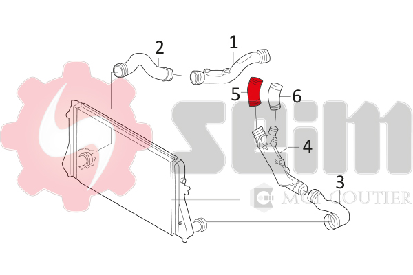 Seim Laadlucht-/turboslang 981014