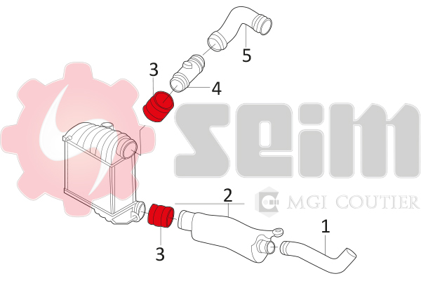 Seim Laadlucht-/turboslang 981021