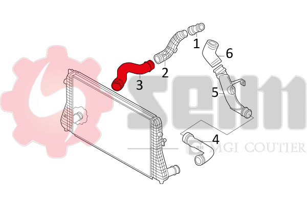 Seim Laadlucht-/turboslang 981041