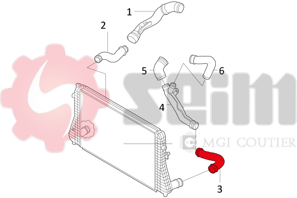 Seim Laadlucht-/turboslang 981042