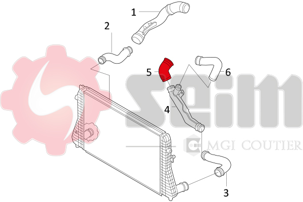 Seim Laadlucht-/turboslang 981043