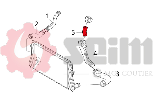 Seim Laadlucht-/turboslang 981043