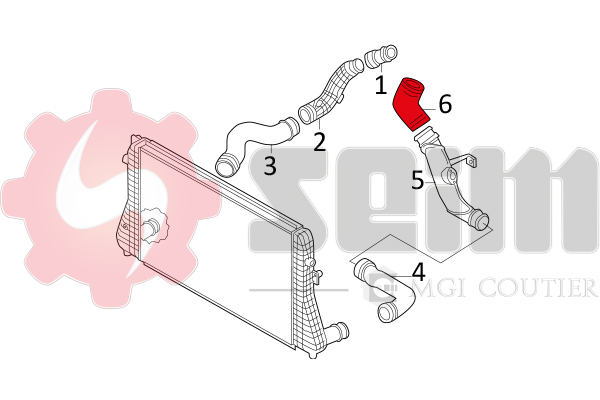 Seim Laadlucht-/turboslang 981044