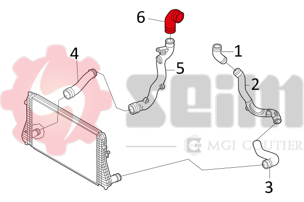 Seim Laadlucht-/turboslang 981044