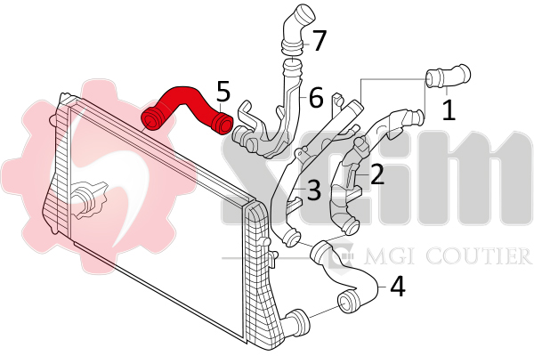 Seim Laadlucht-/turboslang 981046