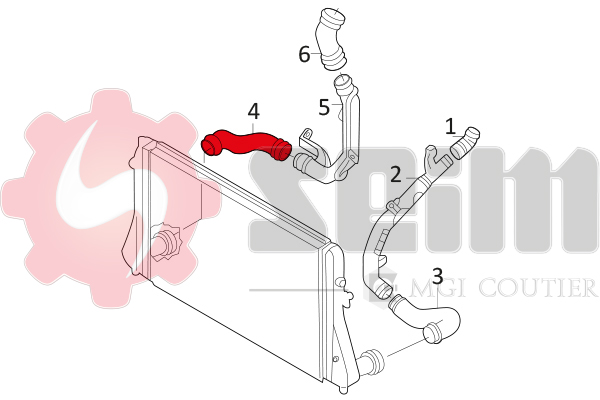 Seim Laadlucht-/turboslang 981050