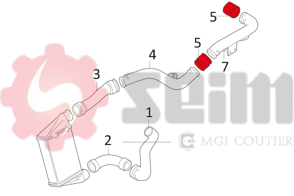 Seim Laadlucht-/turboslang 981056