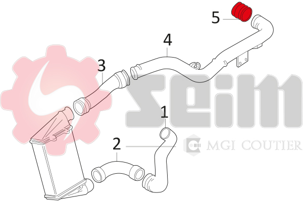 Seim Laadlucht-/turboslang 981056
