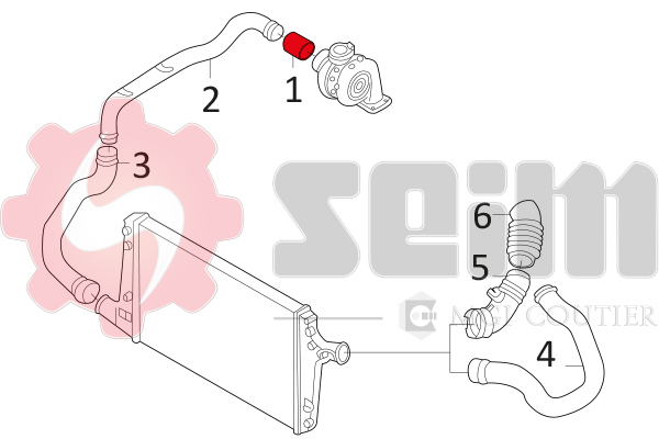 Seim Laadlucht-/turboslang 981059