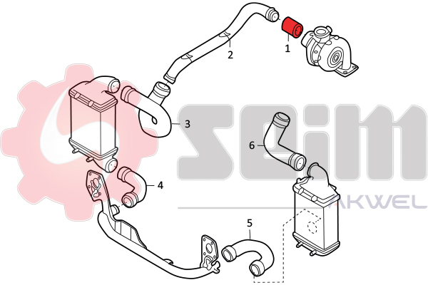 Seim Laadlucht-/turboslang 981059