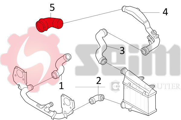 Seim Laadlucht-/turboslang 981072
