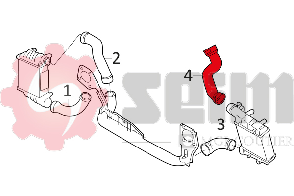 Seim Laadlucht-/turboslang 981074