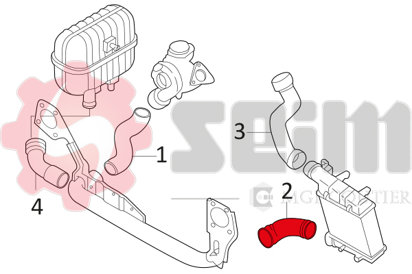 Seim Laadlucht-/turboslang 981083