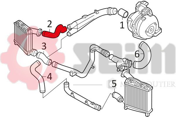 Seim Laadlucht-/turboslang 981087