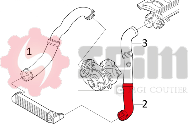 Seim Laadlucht-/turboslang 981098