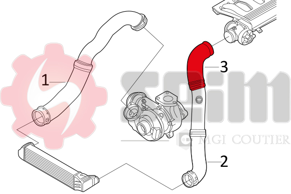 Seim Laadlucht-/turboslang 981099