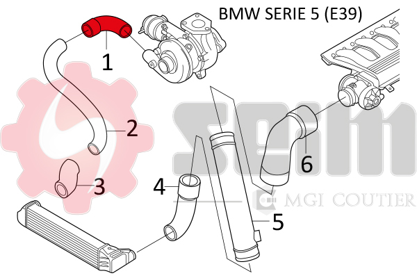 Seim Laadlucht-/turboslang 981101