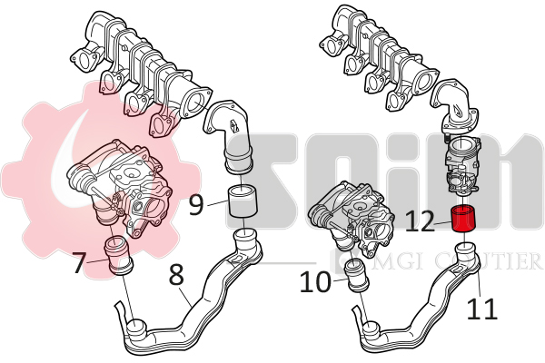 Seim Laadlucht-/turboslang 981118
