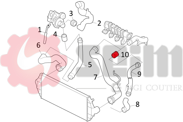 Seim Laadlucht-/turboslang 981118