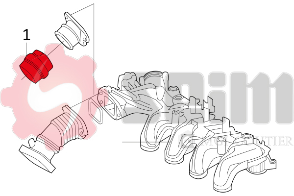 Seim Laadlucht-/turboslang 981136