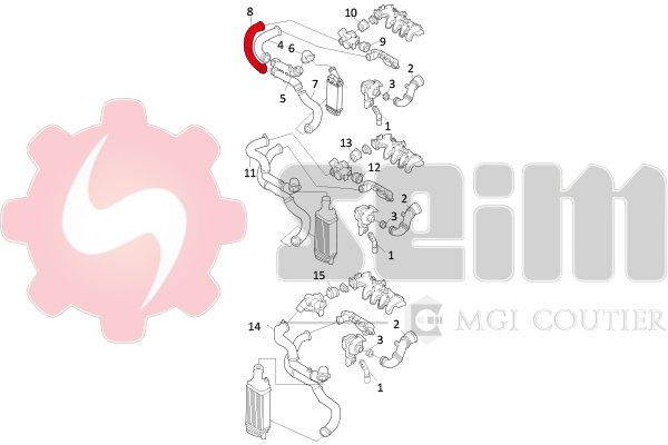 Seim Laadlucht-/turboslang 981148