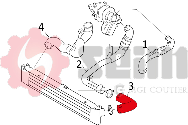 Seim Laadlucht-/turboslang 981165