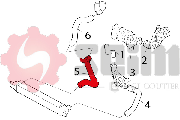 Seim Laadlucht-/turboslang 981168
