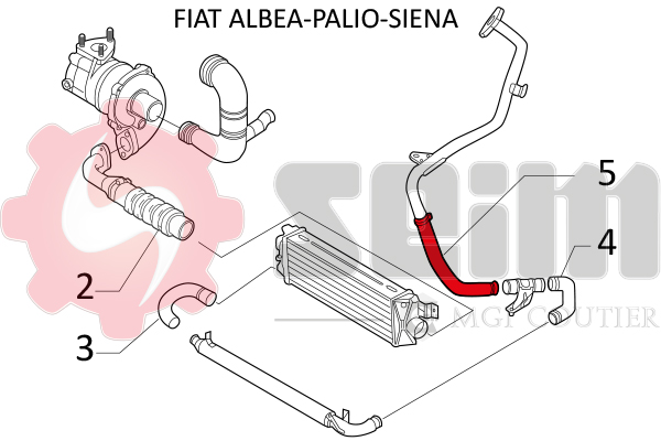 Seim Laadlucht-/turboslang 981180