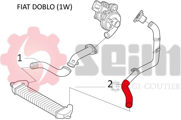 Seim Laadlucht-/turboslang 981183