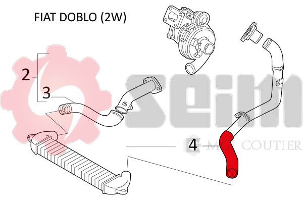 Seim Laadlucht-/turboslang 981183