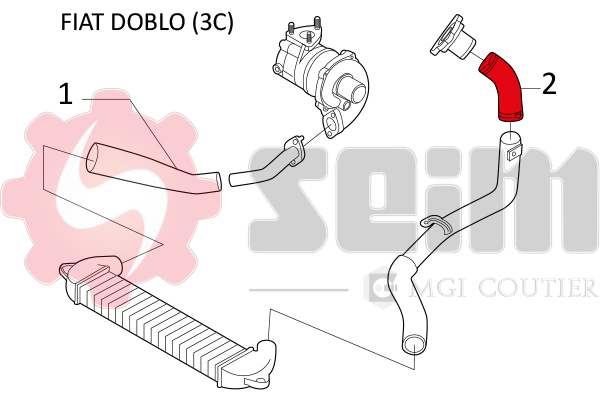 Seim Laadlucht-/turboslang 981185