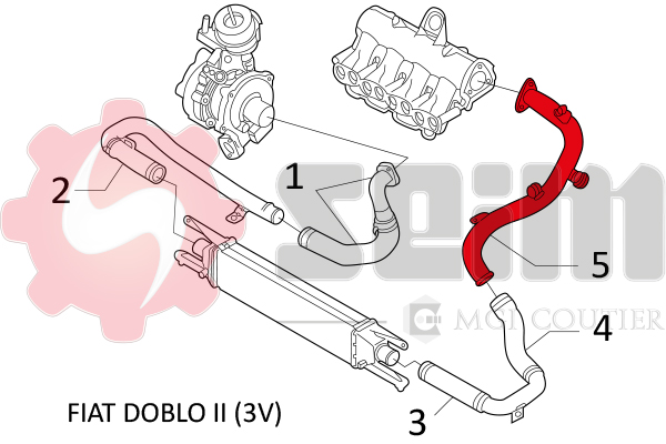 Seim Laadlucht-/turboslang 981186