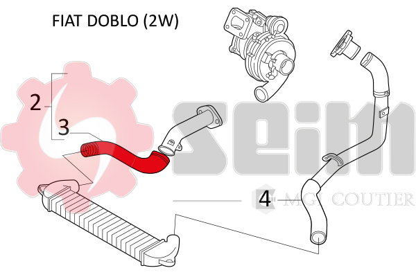 Seim Laadlucht-/turboslang 981189